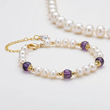 14K Filled Chain Bracelet Natural Freshwater Pearls 17+5cm Women Charm Jewelry