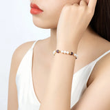 14K Filled Chain Bracelet Natural Freshwater Pearls 17+5cm Women Charm Jewelry