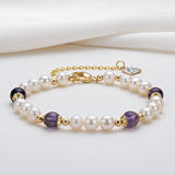 14K Filled Chain Bracelet Natural Freshwater Pearls 17+5cm Women Charm Jewelry