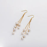 14K Filled Freshwater Pearl Drop Dangle Earrings