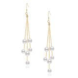 14K Filled Freshwater Pearl Drop Dangle Earrings