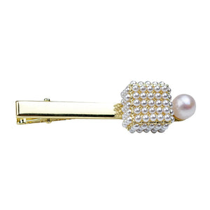 14K Filled Hair Clips Freshwater Pearl Pearls for Women