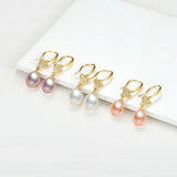 14K Filled Stud Earrings Heart-shaped Drop Earrings Women Fine Jewelry