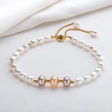 14k Filled Bracelet Freshwater Pearl Clasp Twisted Bangle