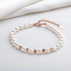 14k Filled Clasp Twisted Bracelet Cultured Freshwater Pearl Jewelry