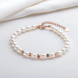 14k Filled Clasp Twisted Bracelet Cultured Freshwater Pearl Jewelry