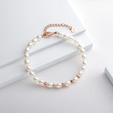 14k Filled Clasp Twisted Bracelet Cultured Freshwater Pearl Jewelry