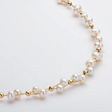 Pearl Bracelet 14K Filled Jewelry Set Christmas Gift