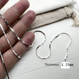 S925 Snake Necklace Chains Bulk Supply For Jewelry Making DIY