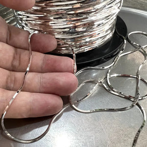 S925 Snake Necklace Chains Bulk Supply For Jewelry Making DIY