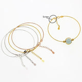 925 Silver Screw Bracelet Bangle For DIY Charms Jewelry Women