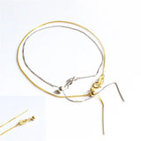 925 Silver Slide Adjustable Box Chain Anklet 18/23cm For Women