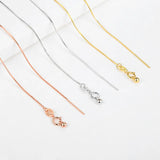 925 Silver Adjustable Snake Chain Necklace for Women