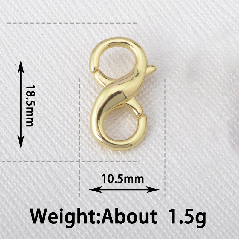 Brass Lobster Clasp Jump Rings Set for DIY Jewelry Making