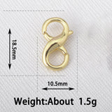 Brass Lobster Clasp Jump Rings Set for DIY Jewelry Making