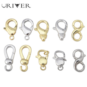 Brass Lobster Clasp Jump Rings Set for DIY Jewelry Making