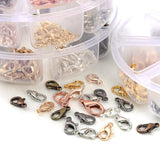 Stainless Steel Lobster Clasps 10x5mm/12x6mm/14x7mm Electroplating