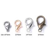 Stainless Steel Lobster Clasps 10x5mm/12x6mm/14x7mm Electroplating