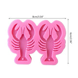 Lobster Silicone Mold for DIY Keychain Earrings