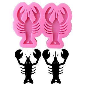 Lobster Silicone Mold for DIY Keychain Earrings