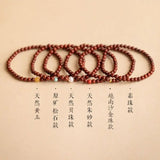 Sandalwood Buddha Beads Bracelet Natural Wood Couple Bracelet