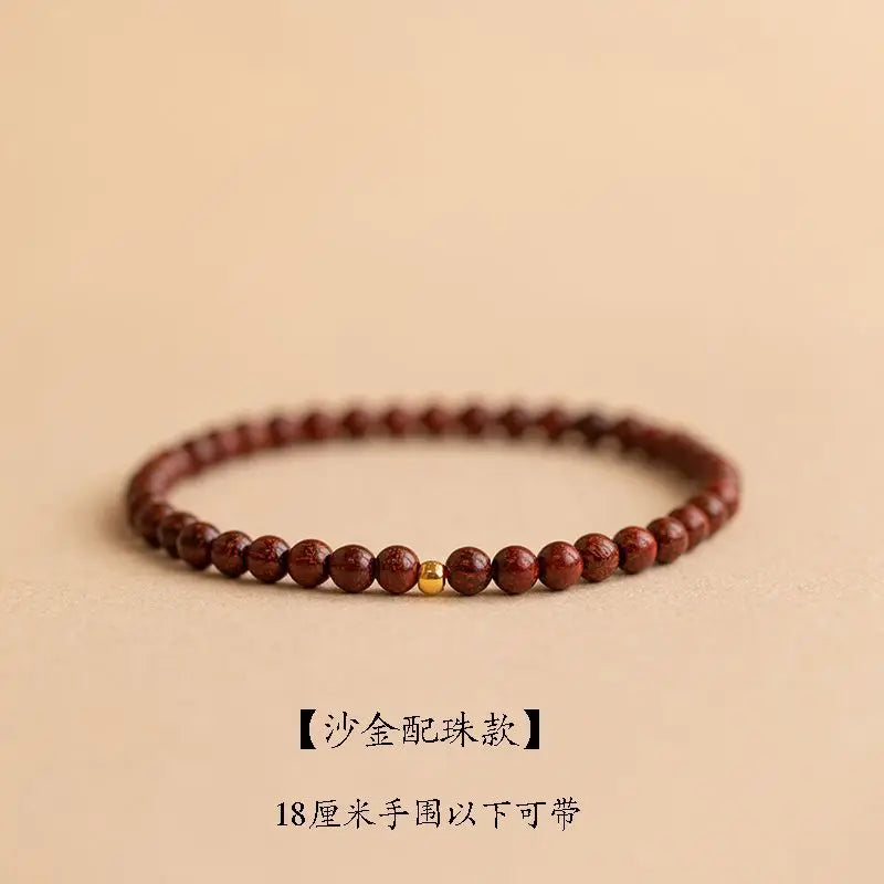 Sandalwood Buddha Beads Bracelet Natural Wood Couple Bracelet