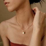Padlock Pendant Lock Chain Necklace Punk Jewelry