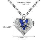 Heart Locket Ashes Necklace Jewelry Gift