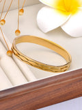 18K Plated Stainless Steel Geometric Bracelet for Women