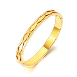 18K Plated Stainless Steel Geometric Bracelet for Women