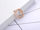 CZ Wedding Engagement Ring For Women, Anneaux R19065