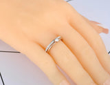 CZ Wedding Engagement Ring For Women, Anneaux R19065