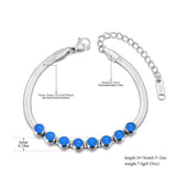316L Stainless Steel Turkiye Eyes Charm Bracelet For Women