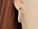 3Pcs/Set Geometric Oval Stud Earrings for Women