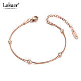 Bohemia Style Beads Chain Charm Bracelet For Women - B19103
