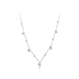 Titanium Stainless Steel Ball Choker Necklace for Women