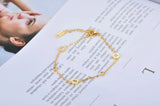 Roman Numeral CZ Bracelet Titanium Steel B18019