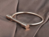 Rose Plated Cuff Bangles Titanium Stainless Steel