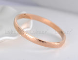 Titanium Steel Cut Surface Bracelet Rose Wedding Bangle