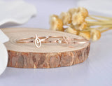 CZ LOVE Letter Rings Titanium Steel Wedding Ring for Women R18017