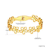Flower Charm Bangle Bracelet Boho Party Jewelry