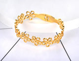 Flower Charm Bangle Bracelet Boho Party Jewelry