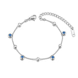 Stainless Steel Eye Charm Bracelet Bangle Middle East Jewelry
