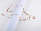 Double Layer Tree Choker Necklace Clay Rhinestone Plant Necklace
