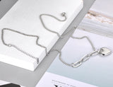 Heart Charm Pendant Necklace Stainless Steel Bohemia Choker N20133