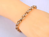 Hiphop/Rock Stainless Steel Charm Bracelet Bangle Geometric Design