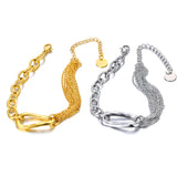 Hiphop/Rock Stainless Steel Charm Bracelet