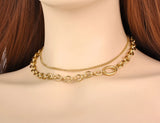 HipHop/Rock Style Double Layer Pendant Necklace