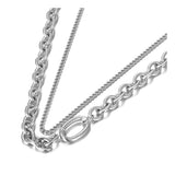HipHop/Rock Style Double Layer Pendant Necklace