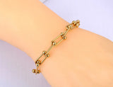 Hiphop/Rock Geometry Charm Bracelet Women Chain Link B21118